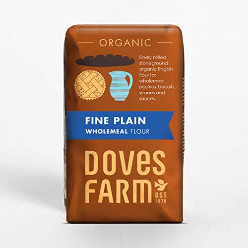 Organic Fine Plain Wholemeal Flour Stoneground - 1kg von Doves Farm
