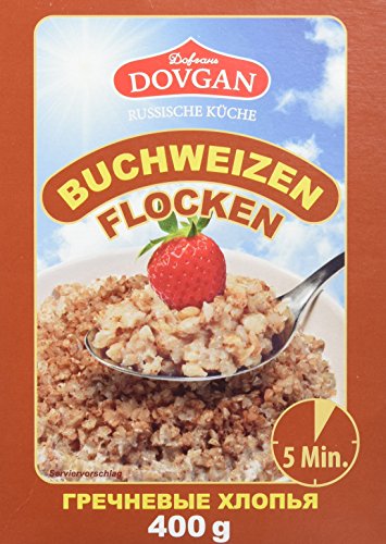 Dovgan Buchweizenflocken, 5er Pack (5 x 400 g) von Dovgan