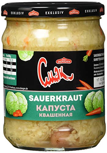 Dovgan Sauerkraut, 10er Pack (10 x 480 g) von Dovgan