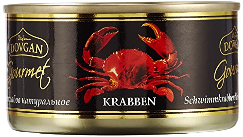 Dovgan Schwimmkrabbenfleisch in Aufguss, 3er Pack (3 x 170 g) von Dovgan