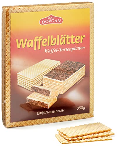 Dovgan Waffelblätter, 9er Pack (9 x 350 g) von Dovgan