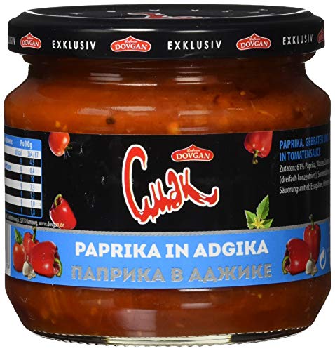 Dovgan gebratene Paprika in Adgika, 6er Pack (6 x 345g) von Dovgan