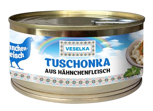 VESELKA Tushonka aus Hähnchenfleisch 325 g von Dovgan