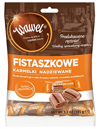 Wawel Fistaszkowe gefüllte Karamellbonbons Wawel Fistaszkowe gefüllte Karamellbonbons von Wawel since 1898