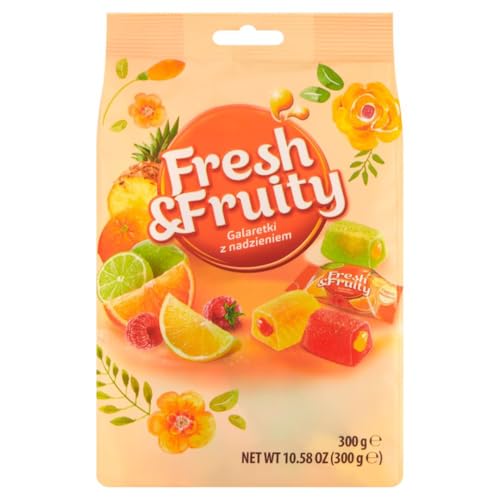 Wawel "Fresh & Fruity" Gefüllte Geleebonbons von Dovgan