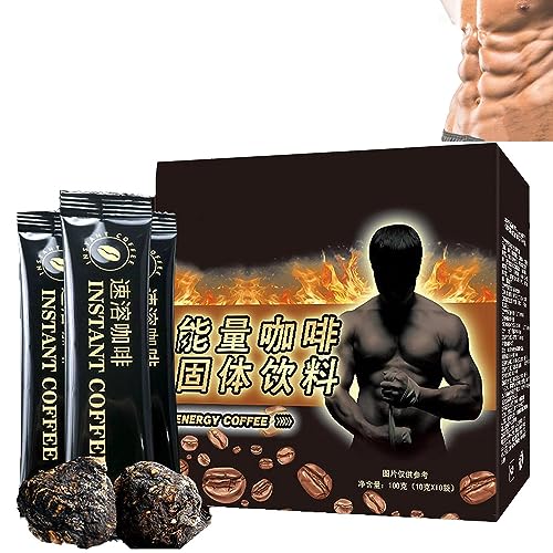 Men's Energy Coffee, Black Maca Energy Coffee For Men, Instant Maca Coffee, Coffee Blended for Men (1box) von Doxenem