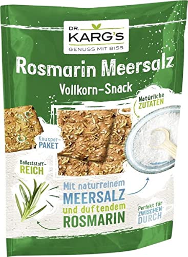 Dr. Karg Vollkorn-Snack, Rosmarin, Meersalz, 110 g von Dr Karg
