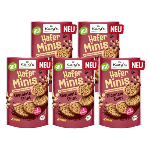 Dr. Kargs Bio Hafer Minis Chocolate Chips süßer Snack 85g 5er Pack Dr. Kargs Bio Hafer Minis Chocolate Chips süßer Snack 85g 5er Pack von Dr Karg