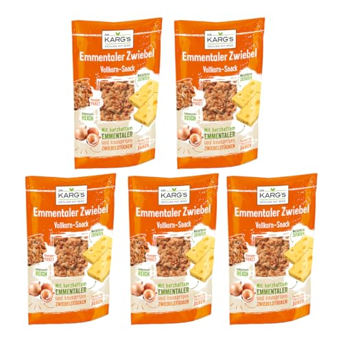 Dr. Kargs Emmentaler Zwiebel Vollkorn Knuspersnack 110g 5er Pack Dr. Kargs Emmentaler Zwiebel Vollkorn Knuspersnack 110g 5er Pack von Dr Karg