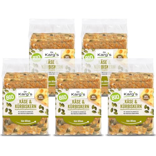 Dr. Kargs Käse Kürbiskern Vollkornknäckebrot vegetarisch 200g 5er Pack Dr. Kargs Käse Kürbiskern Vollkornknäckebrot vegetarisch 200g 5er Pack von Dr Karg