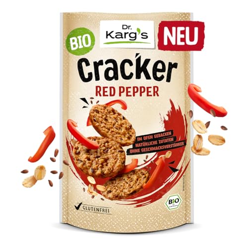 Dr. Kargs Red Pepper Cracker mit fruchtiger Schärfe aus Paprika 85g von Dr Karg