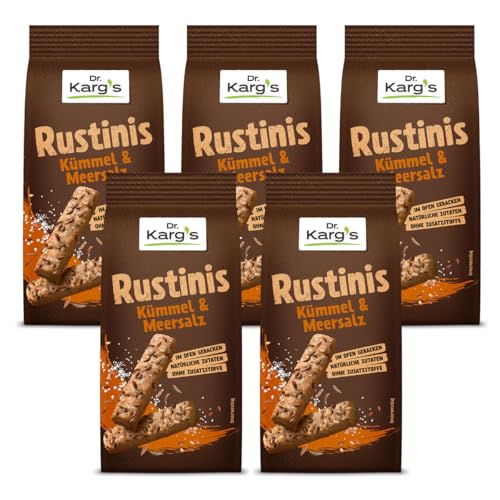 Dr. Kargs Rustinis Kümmel und Meersalz knusprig rustikal 125g 5er Pack Dr. Kargs Rustinis Kümmel und Meersalz knusprig rustikal 125g 5er Pack von Dr Karg