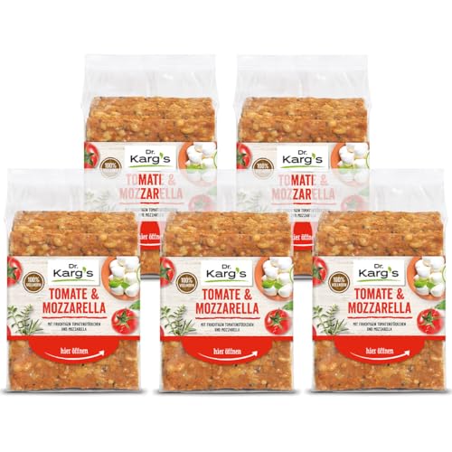 Dr. Kargs Tomate Mozzarella Weizenvollkorn Knäckebrot 200g 5er Pack Dr. Kargs Tomate Mozzarella Weizenvollkorn Knäckebrot 200g 5er Pack von Dr Karg