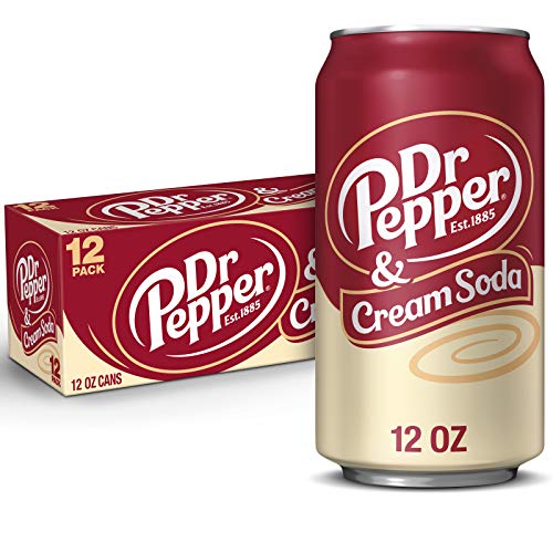 Dr Pepper Getränkedosen, 355 ml, Creme-Soda, 4260 ml, 12 Stück von Dr Pepper