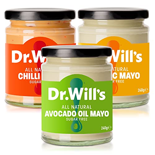 Dr. Will’s Natürliche Klassik, Avocado und würzige Mayonnaise - 3 x 240g Gläser von Dr Will's