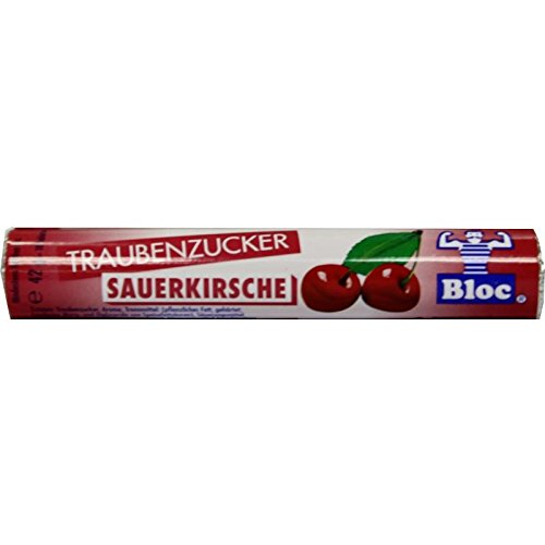 BLOC Traubenzucker Sauerkirsche Rolle 1 St BLOC Traubenzucker Sauerkirsche Rolle 1 St von Dr. A. & L. Schmidgall GmbH & Co