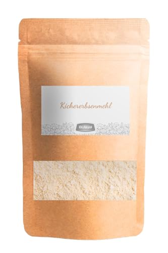 Dr. Akyol Kichererbsenmehl 800g | Premium Kichererbsen | Glutenfrei | Vegan | Vegan Protein (High Protein) | Low Carb | Glutenfreie Lebensmittel | Mehl | Brot | Glutenfreies Mehl von Dr. Akyol