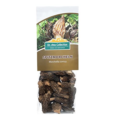 Dr. Ana Collection - getrocknete Spitzmorcheln ganze Köpfe (50g) | ohne Zusatzstoffe - 100% naturbelassen | aus europäischer Wildsammlung | Spitzenqualität von Dr. Ana Collection