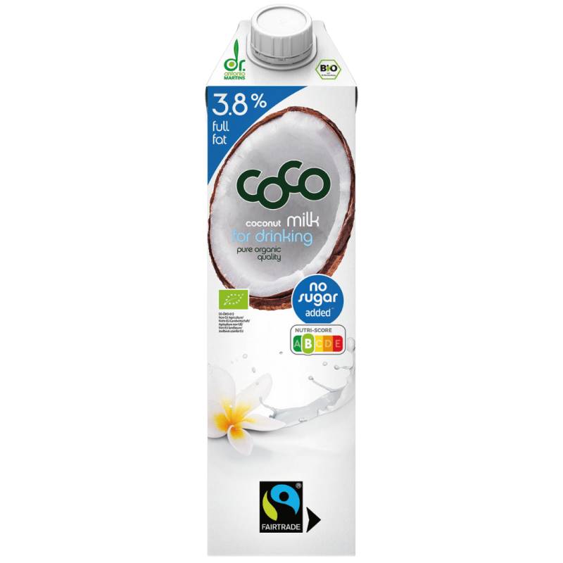 Bio Coco Milk 3,8% von Dr. Antonio Martins