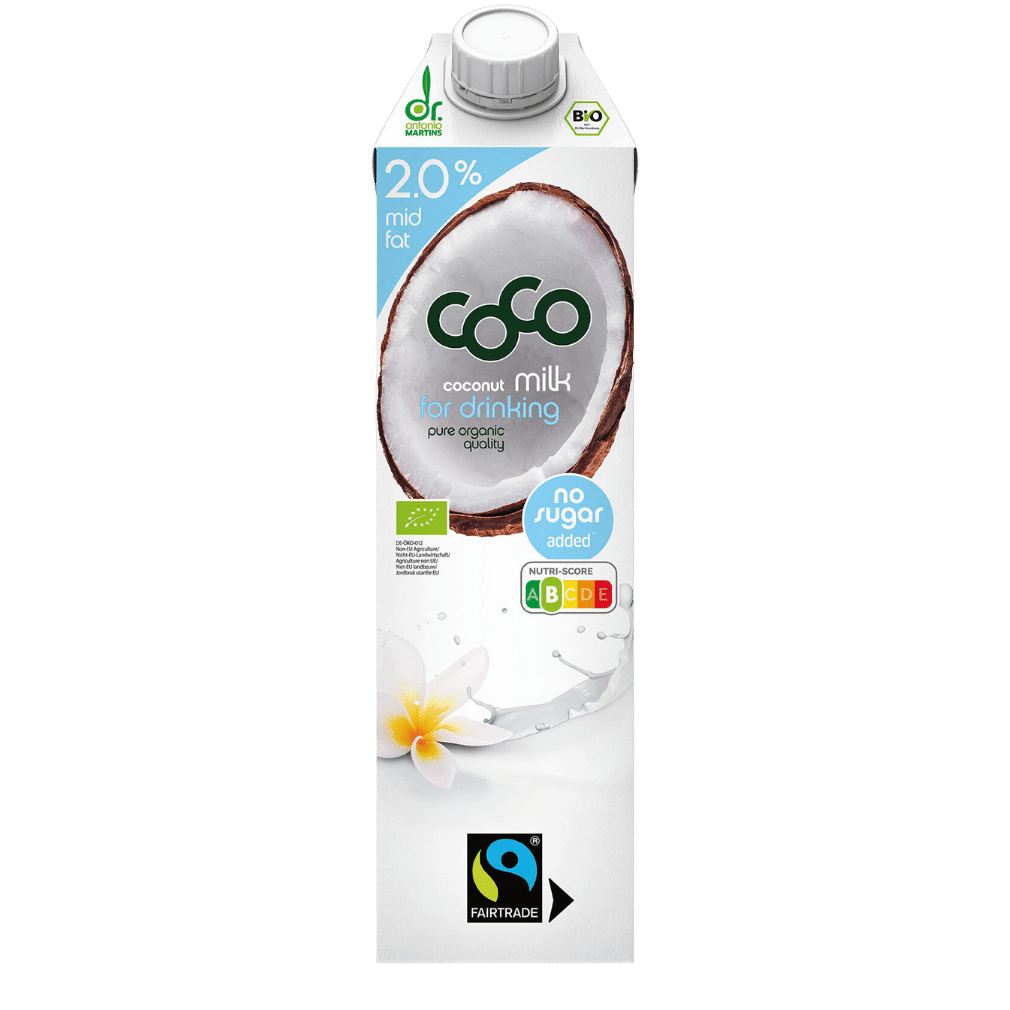 Bio Coco Milk Pur 2,0% Bio Coco Milk Pur 2,0% von Dr. Antonio Martins
