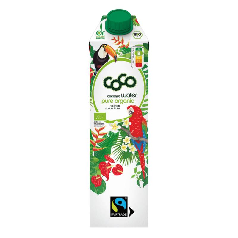 Bio Coconut Water Pur, 1L von Dr. Antonio Martins