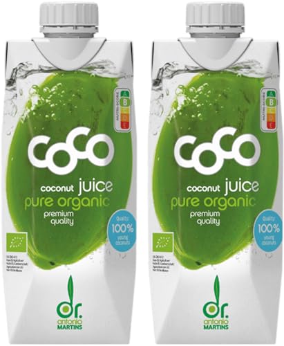 Dr. Antonio Martins Coco Juice Pur (2 x 500 ml) von Dr. Antonio Martins