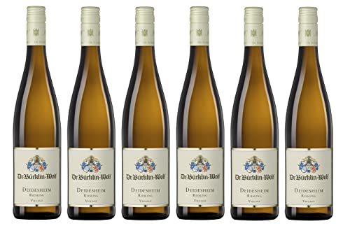 6x 0,75l - Dr. Bürklin-Wolf - Deidesheim - Riesling - Village - Qualitätswein Pfalz - Deutschland - Weißwein trocken von Dr. Bürklin-Wolf
