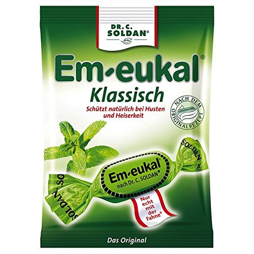 20 Beutel Em-eukal Em-eukal klassisch echt mit der Fahne a 75g Em Eukal Hustenbonbon Euka von Dr. C. Soldan GmbH