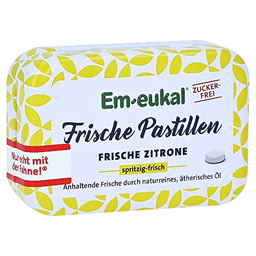 Em-eukal Frische Pastillen Zitrone zuckerfrei 20 Gramm von Em-eukal