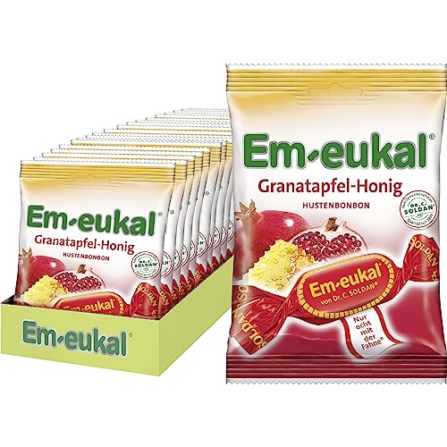 Em-eukal Bonbons Granatapfel-Honig, zuckerhaltig - (20 x 75g) von Em-eukal