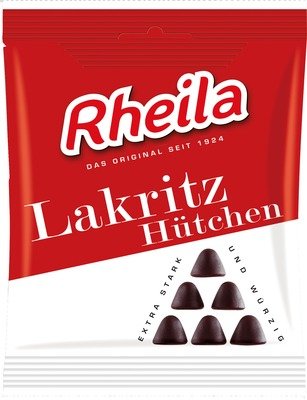 RHEILA Lakritz Hütchen Gummidrops mit Zucker 90 g von Dr. C. Soldan GmbH