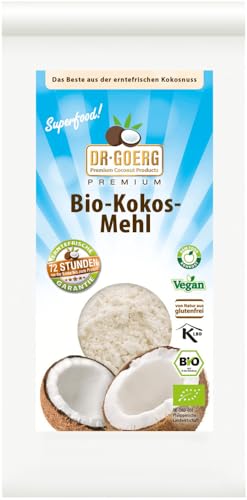 Premium Bio-Kokosmehl 2 x 600 gr von Dr. Goerg