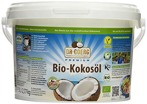 Dr. Goerg Bio Kokosöl 3000ml Vorratspackung von Dr. Goerg
