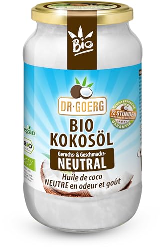 Dr. Goerg Premium Bio-Kokosöl neutral / Bio-Kokosspeisefett (6 x 1000 ml) von Dr. Goerg