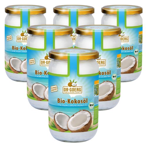 Dr. Goerg Premium Bio-Kokosöl, 6er Pack (6 x 1 l) von Dr. Goerg