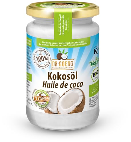 Premium Bio-Kokosöl 2 x 200 ml von Dr. Goerg