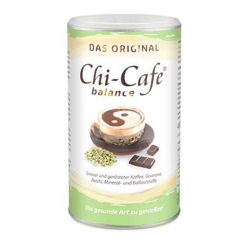 Chi-Cafe balance 450 g Dose 90 Tassen I gesunder Kaffee-Genuss¹ mit wertvollen Ballaststoffen, Calcium & Magnesium I gut für Darm und Verdauung¹, Energie² & Nerven³ I vegan, ohne Zusatzstoffe von Dr. Jacob's