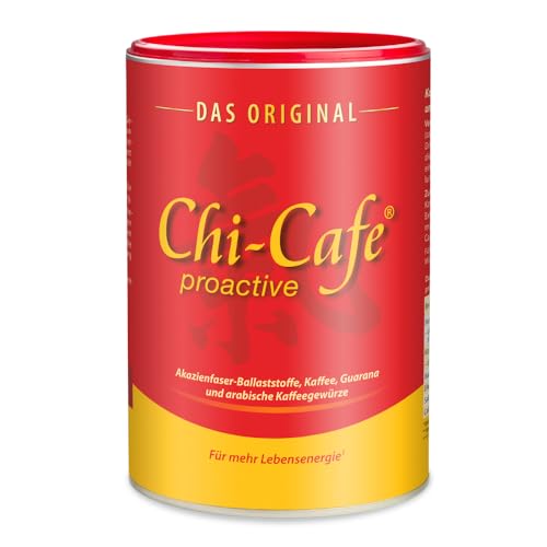 Chi-Cafe proactive 360 g Dose I Kaffeehaltiges Getränkepulver I wild und würzig I mit Akazienfaser Ballaststoffen, Kaffee, Guarana, Ginseng, Kaffee-Gewürzen I 72 Tassen von Dr. Jacob's