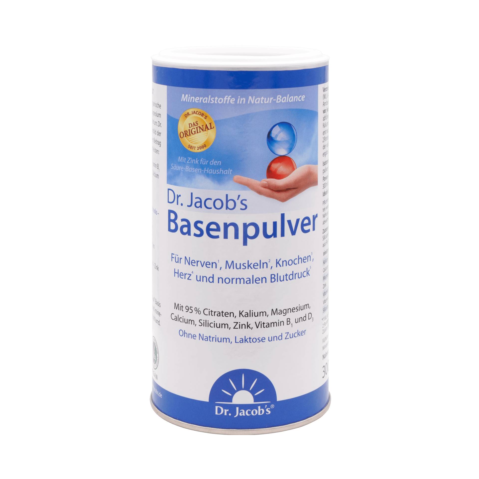 Dr. Jacobs Basenpulver 300 g - Mit Kalium, Calcium und Magnesium - vegan - Dr. Jacobs Dr. Jacobs Basenpulver 300 g - Mit Kalium, Calcium und Magnesium - vegan - Dr. Jacobs von Dr. Jacobs
