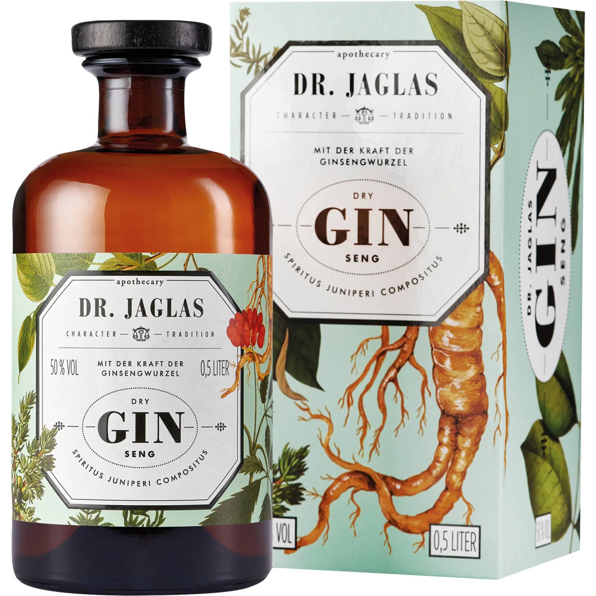 Dr. Jaglas Dry Gin-seng, Navy Gin 50 % vol. 0,5 L, Spirituosen Dr. Jaglas Dry Gin-seng, Navy Gin 50 % vol. 0,5 L, Spirituosen von Dr. Jaglas, Choriner Strasse 40, D - 10435 Berlin