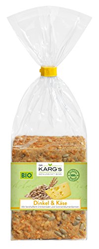 Knäcke BIO Dinkel-Käse-Sonnenblumenkerne 200 g Beutel Dr. Karg von Dr Karg