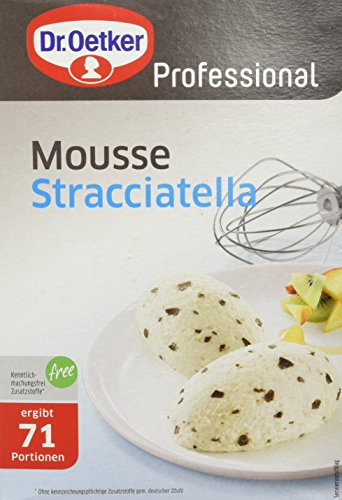 Dr. Oetker Mousse Stracciatella 1 kg, 1er Pack (1 x 1 kg) von Dr. Oetker