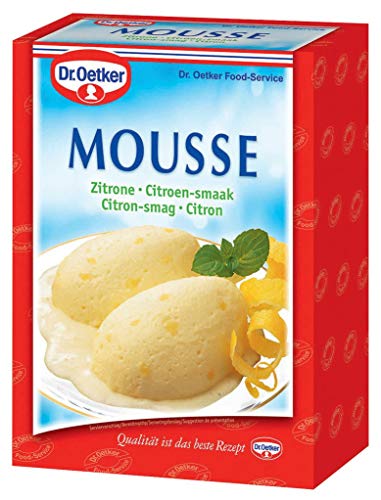 Dr. Oetker Professional Mousse mit Zitronen-Geschmack, Dessertpulver in 1 kg Packung von Dr. Oetker