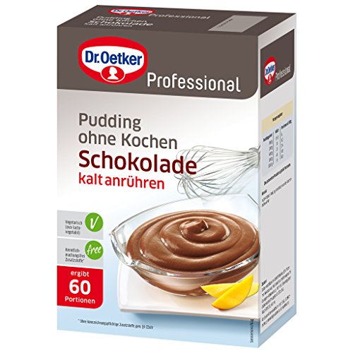 Dr. Oetker Professional Pudding ohne Kochen mit Schokoladen-Geschmack, Cremepulver in 1 kg Packung Dr. Oetker Professional Pudding ohne Kochen mit Schokoladen-Geschmack, Cremepulver in 1 kg Packung von Dr. Oetker