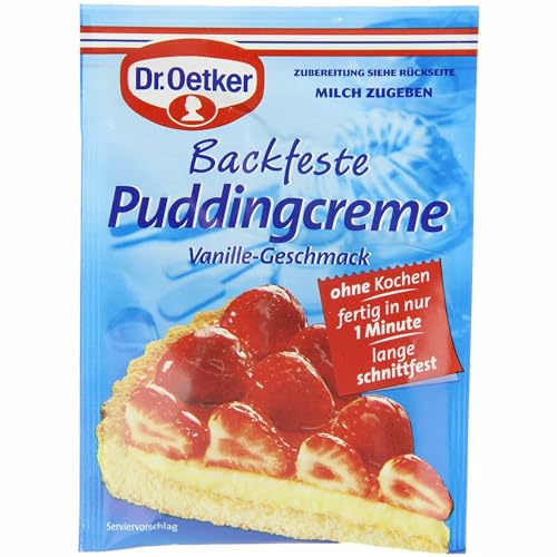 Dr. Oetker Backfeste Puddingcreme Vanille-Geschmack Dr. Oetker Backfeste Puddingcreme Vanille-Geschmack von Dr. Oetker