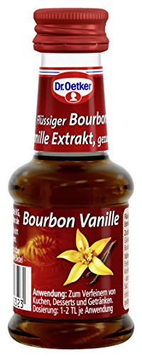 Dr. Oetker Bourbon Vanille Extrakt 35 ml – Verleihen Sie Gebäcken, Desserts und Getränken ein köstliches Aroma und verwenden dieses Extrakt wie Vanilleschoten oder Vanille Zucker zum Aromatisieren. von Dr. Oetker