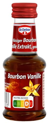 Dr. Oetker Bourbon Vanille Extrakt 35 ml – Verleihen Sie Gebäcken, Desserts und Getränken ein köstliches Aroma und verwenden dieses Extrakt wie Vanilleschoten oder Vanille Zucker zum Aromatisieren. von Dr. Oetker