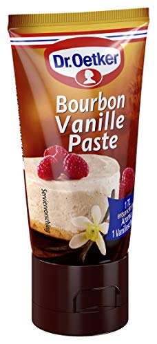 Dr. Oetker Bourbon Vanille Paste, 50 g, mit aromatischem Extrakt aus Bourbon-Vanilleschoten, zum Verfeinern von Süßspeisen, Gebäck & Kuchen, vegan von Dr. Oetker