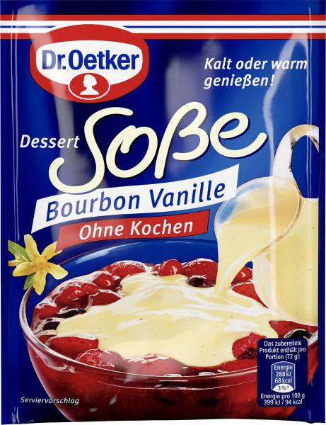 Dr. Oetker Dessert Sauce ohne Kochen Bourbon Vanille von Dr. Oetker