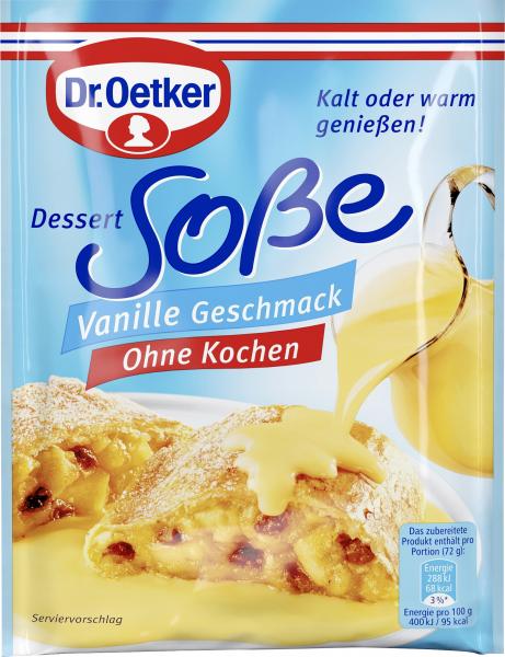 Dr. Oetker Dessert Sauce ohne Kochen Vanille von Dr. Oetker
